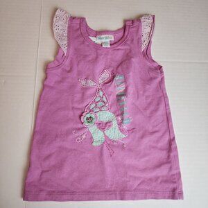Naartjie girl sz 18-24 pink mermaid top summer New